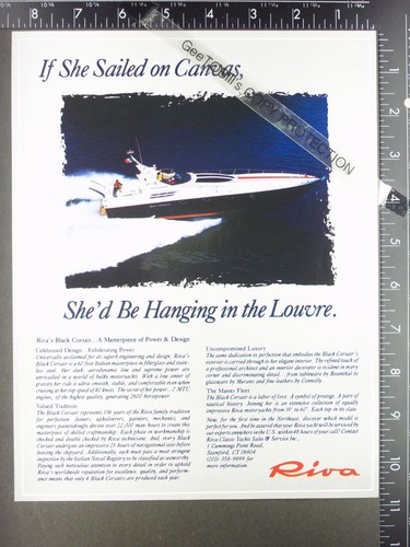 1986 advertisement for riva - 1986,