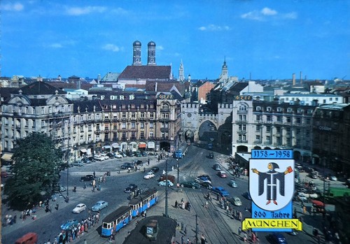 Cartolina monaco karlsplatz - cartolina,