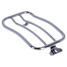 Portapacchi cromato per harley