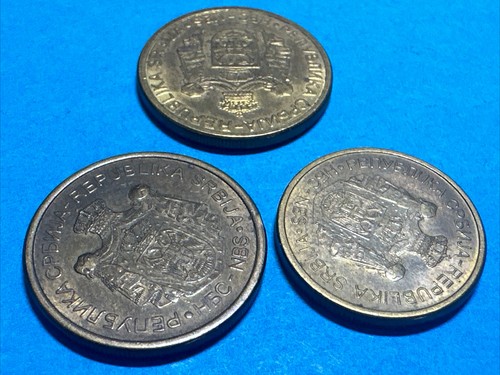 Monete serbia dinar dinara - 3,