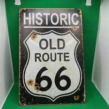 Vecchia Route 66 storica con