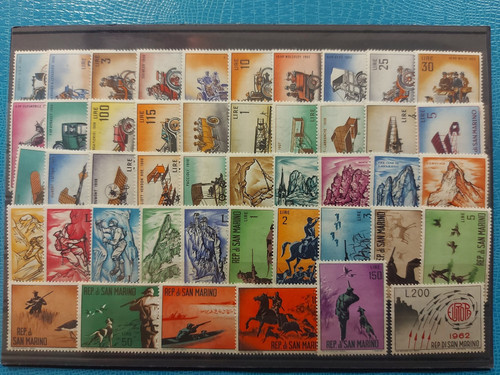 San marino 1962 annata - marino,