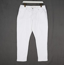 LEVIS Jeans donna UK 16 bianco