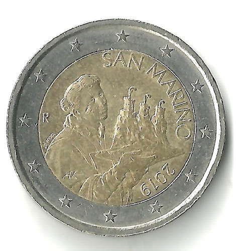 Rara moneta euro san - da,