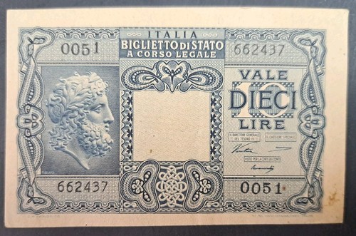 1944 italy lire p32a - italy,