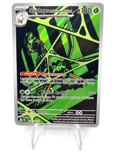 Carta pokemon spidops - carta, team