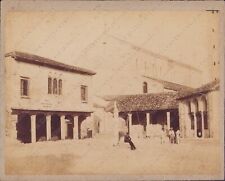 1860 TORCELLO Palazzo Comunale Chiesa S Maria Assunta Venezia Foto NAYA albumina