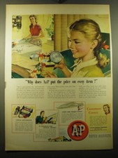 1950 A&P Super Markets Ad -