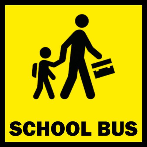 Insegne adesivi scuolabus - insegne/adesivi,