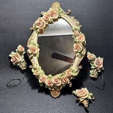 Set di 4 specchi ovali vintage