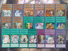 Yugioh Mazzo Completo Stregone 57 Carte Vice-Madame Verre Com **HOT** + Bonus