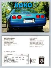 Ham Radio QSL QSO Cartolina