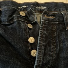 Old Navy pesante denim con bottoni Fly Capris taglia 10