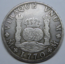 1770 mexico reales - mexico, 8