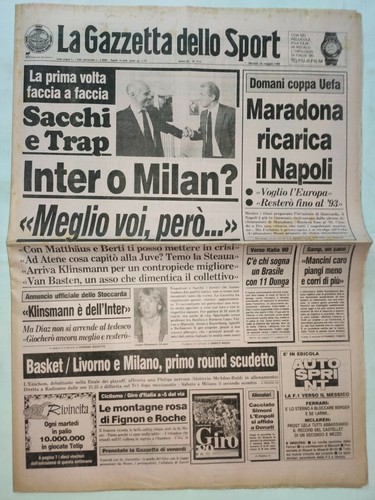 Gazzetta dello sport maggio - dello,