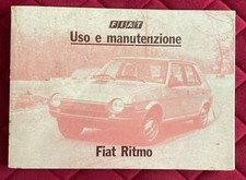 FIAT RITMO Uso e manutenzione