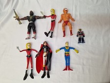 Lotto Giocattoli Flexi Capitan Harlock - Uomo Tigre - Mister T - Gol Toys rubber