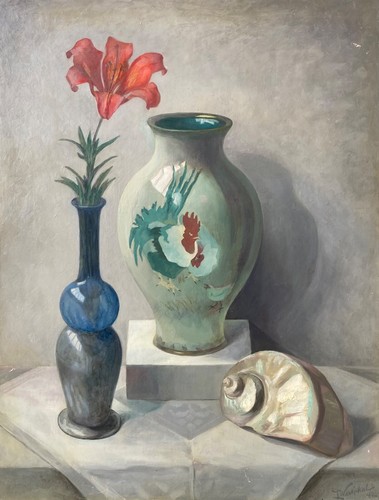 Dipinto olio impressionista