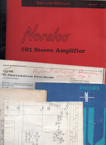 Norelco philips 591 - norelco, stereo