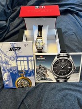 Orologio Tissot Heritage Port QZ Tonneau quadrante argento oro batteria nuova usato dal Giappone