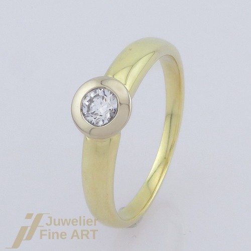 Anello solitario brillante con