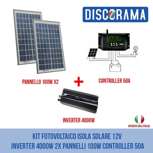 Kit fotovoltaico isola - kit,
