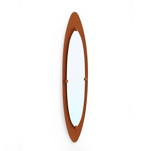Mirror with curved - , plywood