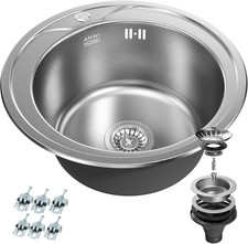 Lavello Cucina Rotondo Ø49 Cm