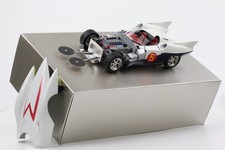 Corpo alluminio 1:18 Schwyn Haas Hamilton Speed Racer Go MACH 5 versione bianca