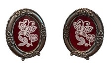 2 mini cornici incorniciate
