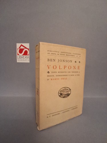 Volpone jonson sansoni - jonson,