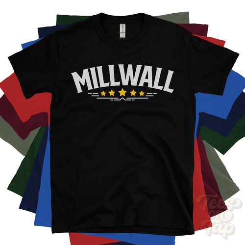 Maglietta millwall stelle - maglietta,
