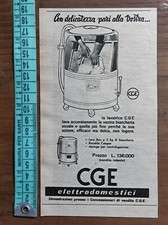 Pubblicità vintage 1957 CGE