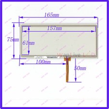 Touch screen 7" 4 linee 165*75