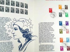 MARIANNE EUROPE   FRANCE 2008 Document Philatélique Officiel 08566