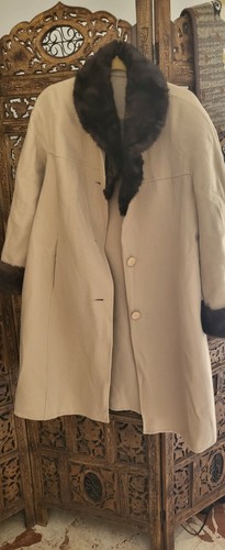Cappotto cammello visone - cappotto, e
