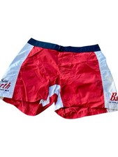 mc2 saint barth costume uomo W33 Rosso Bianco vita 40,5 lungo 39 Cm Swimshorts