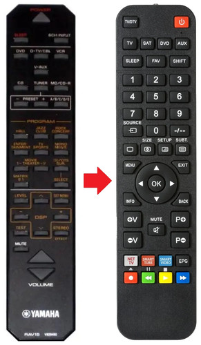 Telecomando adatto per - , yamaha