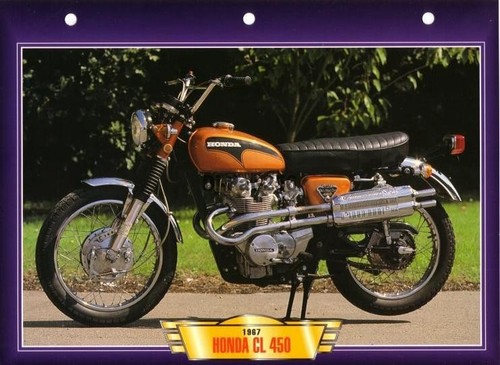 Fiche moto honda cl 450 - moto,
