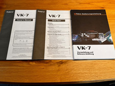 Roland VK-7 Manuale di