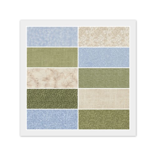 Quartiere grasso blu verde