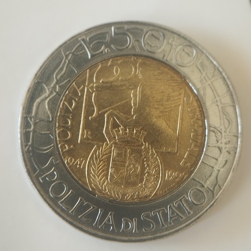 500 lire polizia stato - lire,