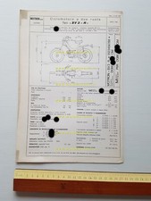 Motron 50 SV3-R tubone 1980 scheda omologazione DGM Facsimile originale