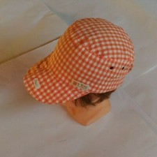 berretto cappello frontino ten yards by colmar donna ragazza arancione bianco vi