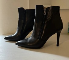 Stivaletti Stiletto N. 38 Nappa / Nero