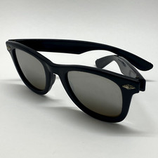 OCCHIALI DA SOLE VINTAGE ANNI 70 ITALY WAYFARER LENTI IN VETRO A SPECCHIO rayban