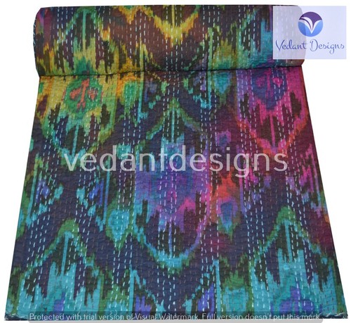 Trapunta kantha reversibile - kantha,