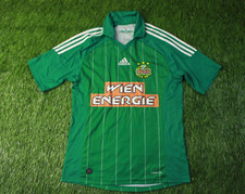 MAGLIA MAGLIA SK RAPID VIENNA 2009/2010 CALCIO UOMO HOME ADIDAS ORIGINALE TAGLIA M