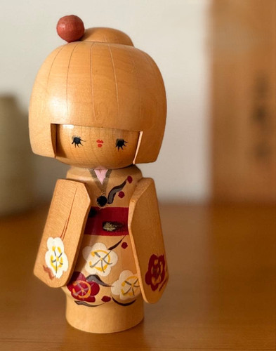 Piccola bambola kokeshi kimono - piccola,