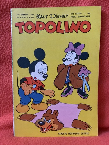Topolino libretto 228 1960 - topolino,